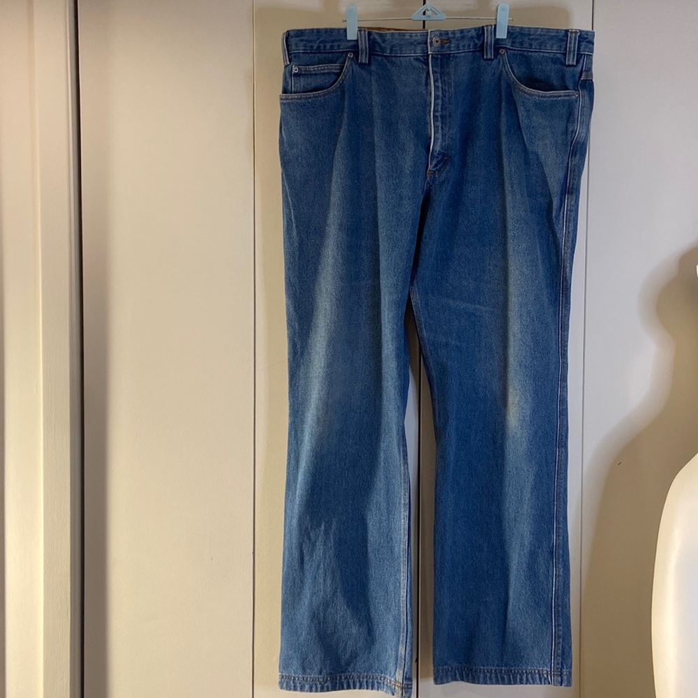 Duluth Trading Co Men's Jeans Blue Denim Size 44‎ x 34.